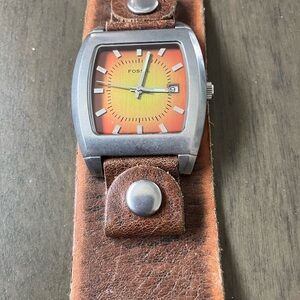 Fossil Genuine Leather Strap in Brown Women’s